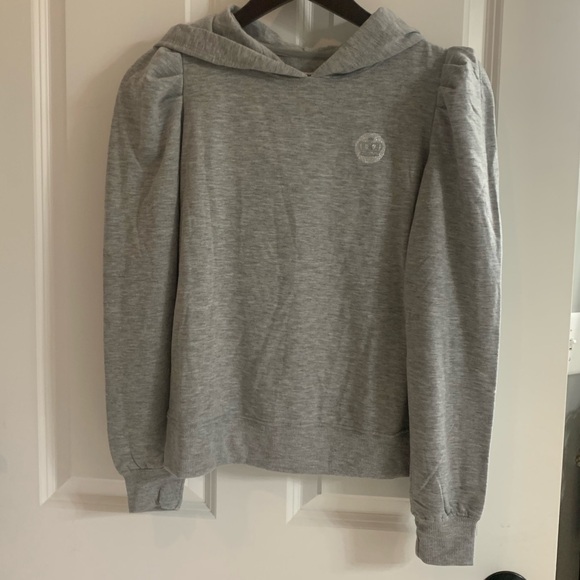 Juicy By Juicy Couture Fleece Long Sleeve Hooded Sweatshirt - Picture 2 of 6